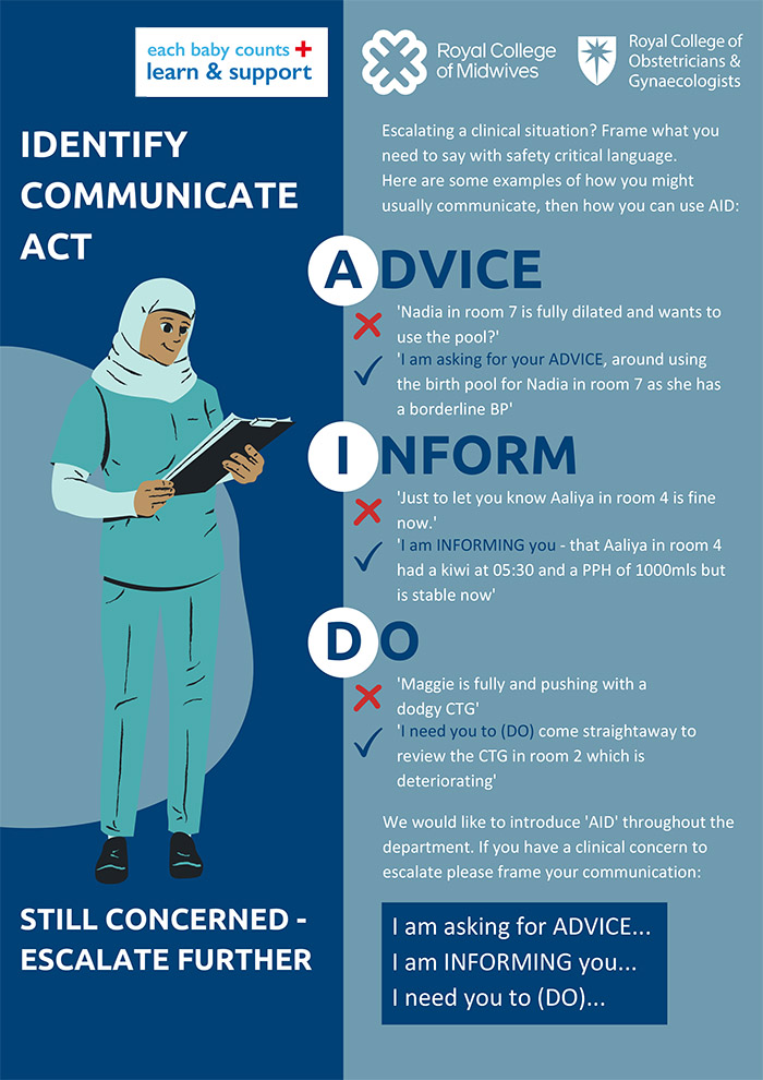 EBC L&S: Advice, Inform, Do poster